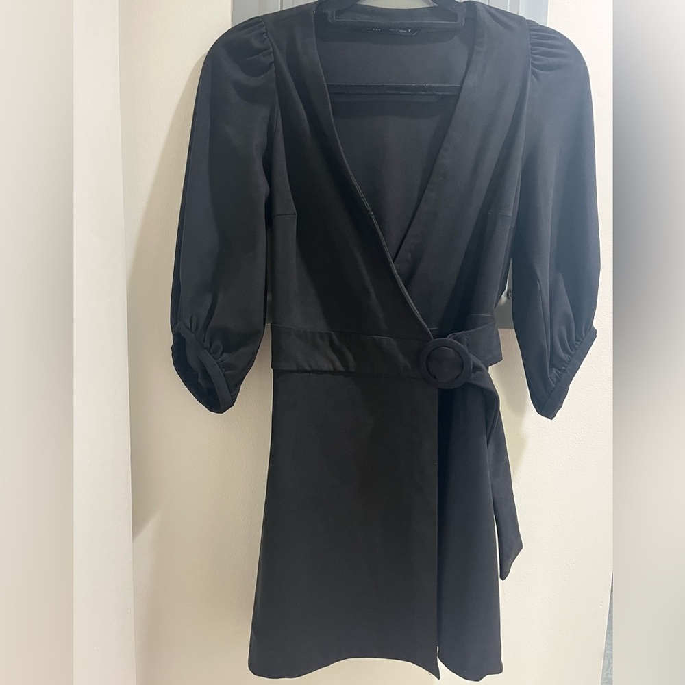 Zara faux suede romper used condition zipper inside has minor damage pictured